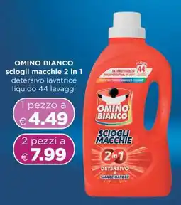 Acqua & Sapone OMINO BIANCO sciogli macchie 2 in 1 offerta