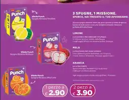 Acqua & Sapone Vileda Punch Spugna Abrasiva Flessibile offerta