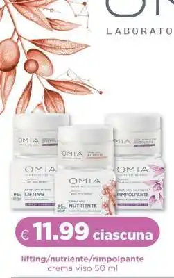 Acqua & Sapone OMIA Crema Viso offerta