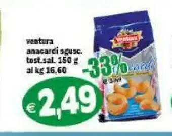 Il Castoro Supermercati Bb mix mandorle, anacardi, aloe, cranberry 150 g(ml) offerta