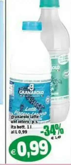 Latte intero a lunga conservazione uht 1000 g(ml)