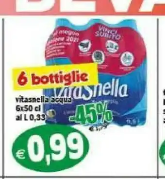 Il Castoro Supermercati Acqua oligominerale naturale 500 g(ml) offerta