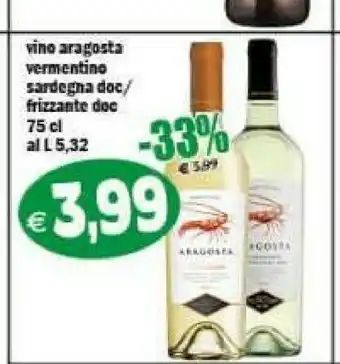 Aragosta vermentino sardegna doc 750 ml
