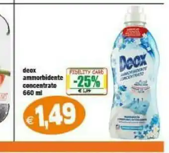 Il Castoro Supermercati Deox ammorbidente concentrato offerta