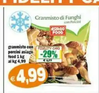 Il Castoro Supermercati Granmisto di funghi con porcini offerta
