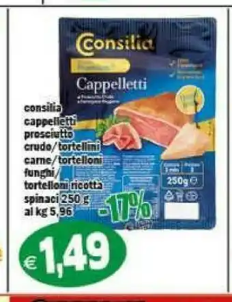 Cappelletti al prosciutto crudo e parmigiano reggiano 250 g(ml)