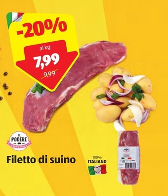 ALDI Il Podere Filetto di suino offerta