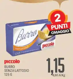 Supermercati Piccolo Burro senza lattosio piccolo offerta
