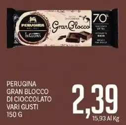 Supermercati Piccolo Perugina Gran Blocco di cioccolato offerta