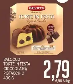 Supermercati Piccolo Balocco torte in festa cioccolato/pistacchio offerta