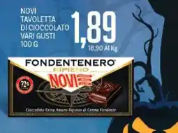 Supermercati Piccolo Novi tavoletta di cioccolato offerta