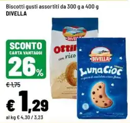 Iper La Grande Biscotti gusti assortiti DIVELLA offerta