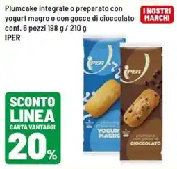 Iper La Grande Plumcake integrale IPER offerta