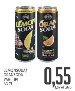Supermercati Piccolo Lemon Soda / Oran Soda offerta