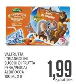 Supermercati Piccolo Valfrutta I Triangolini Succhi di Frutta offerta
