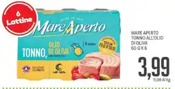 Supermercati Piccolo Mare Aperto tonno all'olio di oliva offerta