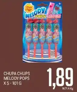 Supermercati Piccolo Chupa Chups Melody Pops offerta
