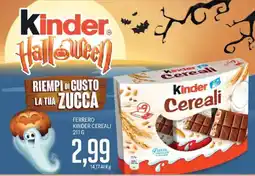Supermercati Piccolo Ferrero Kinder Cereali offerta