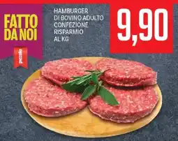 Supermercati Piccolo Hamburger di bovino adulto offerta