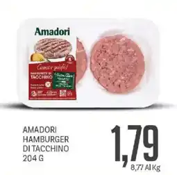 Supermercati Piccolo Amadori hamburger di tacchino offerta