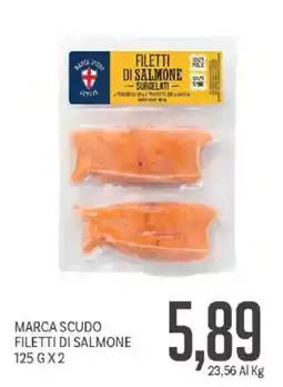 Supermercati Piccolo Marca Scudo filetti di salmone offerta