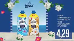 Supermercati Piccolo Lenor ammorbidente concentrato offerta