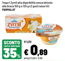 Iper La Grande Yogurt Zymil alta digeribilità senza lattosio alla Greca offerta