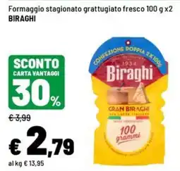 Iper La Grande Formaggio stagionato grattugiato fresco Biraghi offerta