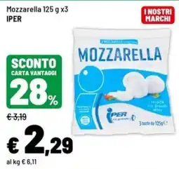 Iper La Grande Mozzarella Iper offerta