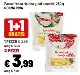 Iper La Grande Pasta fresca ripiena gusti assortiti NONNA RINA offerta