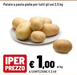 Iper La Grande Patate a pasta gialla offerta