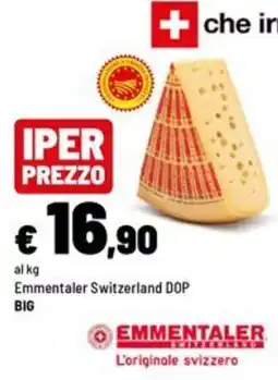 Iper La Grande Emmentaler Switzerland DOP offerta