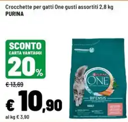 Iper La Grande Crocchette per gatti One gusti assortiti offerta