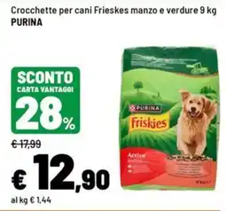 Iper La Grande Crocchette per cani Frieskes manzo e verdure offerta