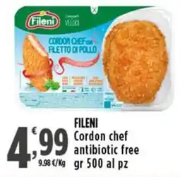 Rossotono Carrefour Fileini Cordon chef con filetto di pollo offerta