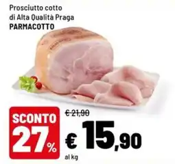 Iper La Grande Prosciutto cotto di Alta Qualità Praga Parmacotto offerta