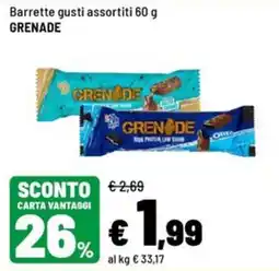 Iper La Grande Barrette gusti assortiti GRENDE offerta