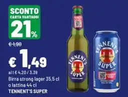 Iper La Grande Birra strong lager Tennent's Super offerta