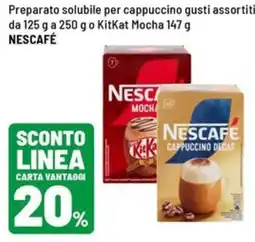 Iper La Grande Preparato solubile per cappuccino Nescafé offerta
