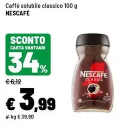 Iper La Grande Caffé solubile classico Nescafé offerta
