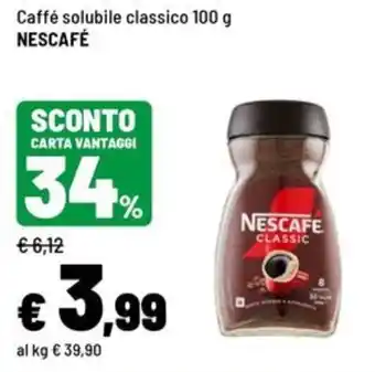 Caffé solubile classico Nescafé