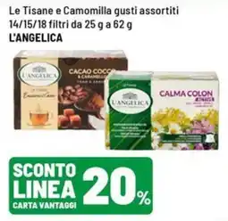 Iper La Grande Tisane e Camomilla gusti assortiti L'Angelica offerta