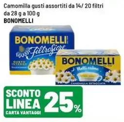 Iper La Grande Camomilla gusti assortiti Bonomelli offerta