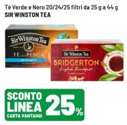 Iper La Grande Tè Verde e Nero Sir Winston Tea offerta