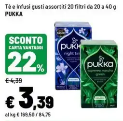 Iper La Grande Tè e Infusi gusti assortiti Pukka offerta