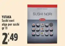 Rossotono Carrefour Yutaka Sushi nori offerta