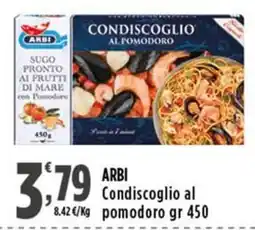 Rossotono Carrefour Arbi Condiscoglio al pomodoro offerta