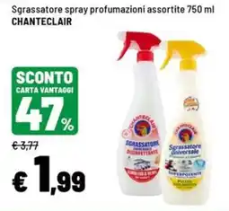 Iper La Grande Sgrassatore spray profumazioni assortite Chanteclair offerta