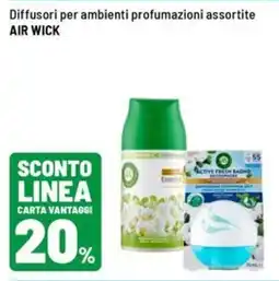 Iper La Grande Diffusori per ambienti profumazioni assortite AIR WICK offerta