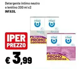 Iper La Grande Detergente intimo neutro o lenitivo Infasil offerta